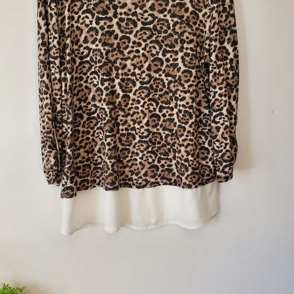 Don't Stop Believing/Cheetah Layered Top - Picture 6 of 6